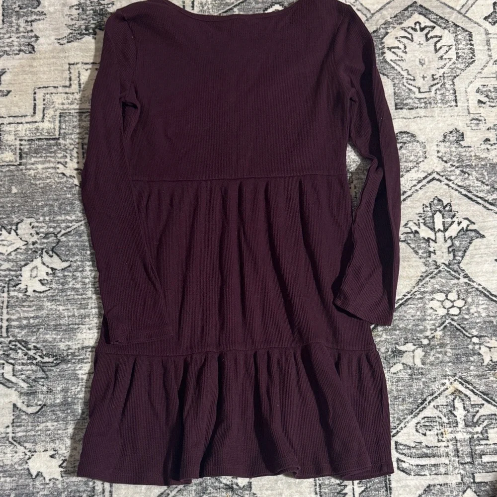 GAP Kids' Burgundy Buttoned Casual Dress